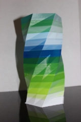 Multi-color 3D printed vase