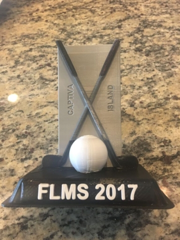 3D printed trophy